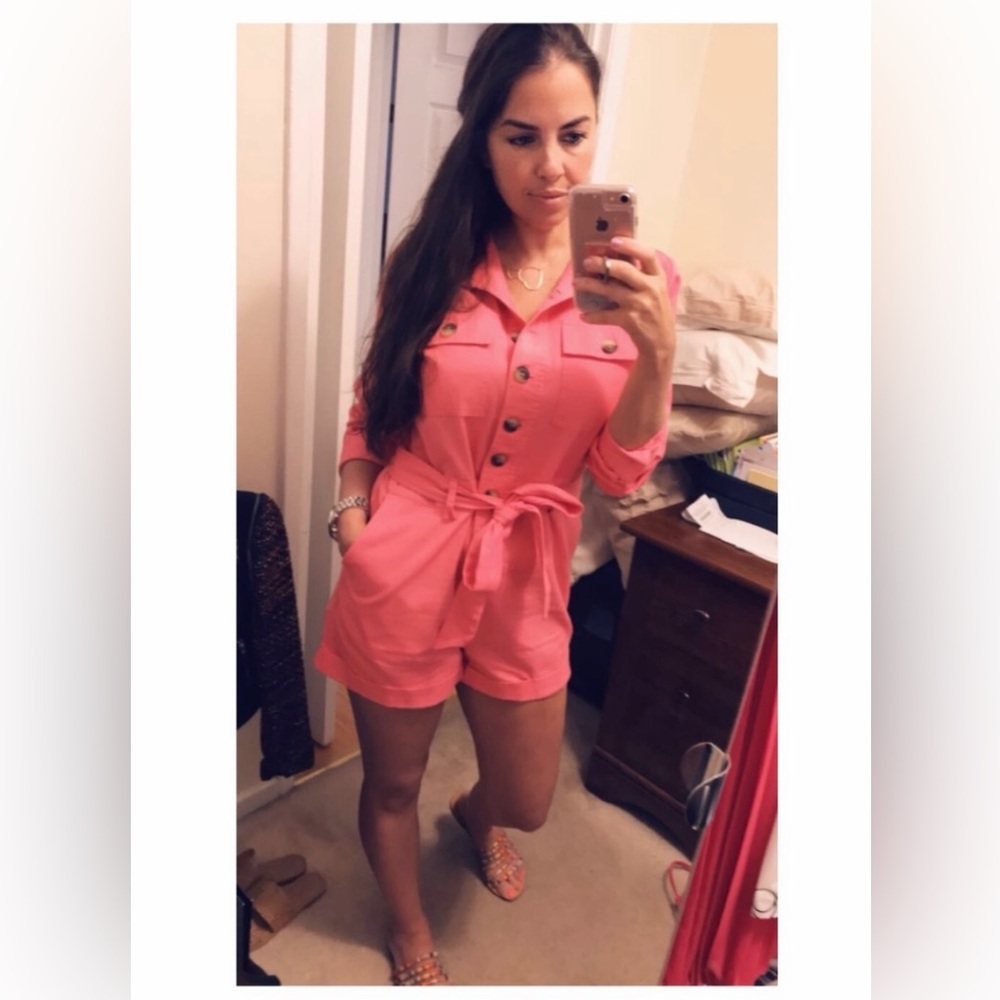 Express x rocky Barnes pink romper